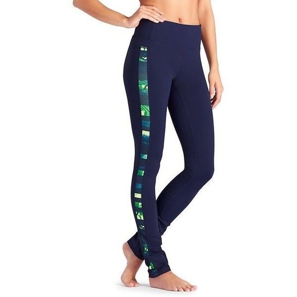 Athleta Pants - Athleta Floral Flow Skinny Up Leggings Size Medium